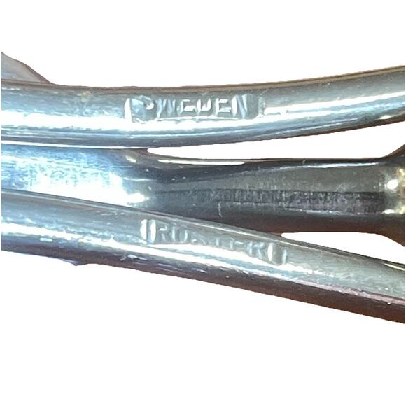 Vintage Jernbolaget Eskilstuna Sweden Carving Knife & Fork Wood‎ Handle Rostfrei - Picture 4 of 8